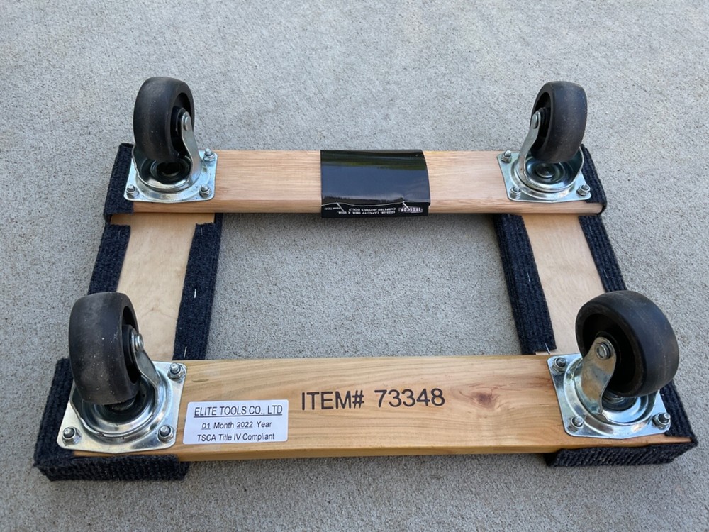 Mini Carpeted Mover's Dolly -   18” x 12”