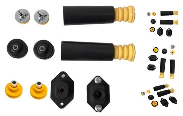 Rear Upper Lower Shock Mounts Grommets & Bump Stops Kit for BMW E82 E87 E90