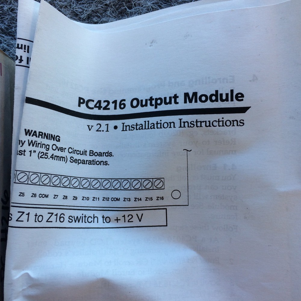 DSC Control Panel PC4216 Digital Security Controls Power Series Alarm System