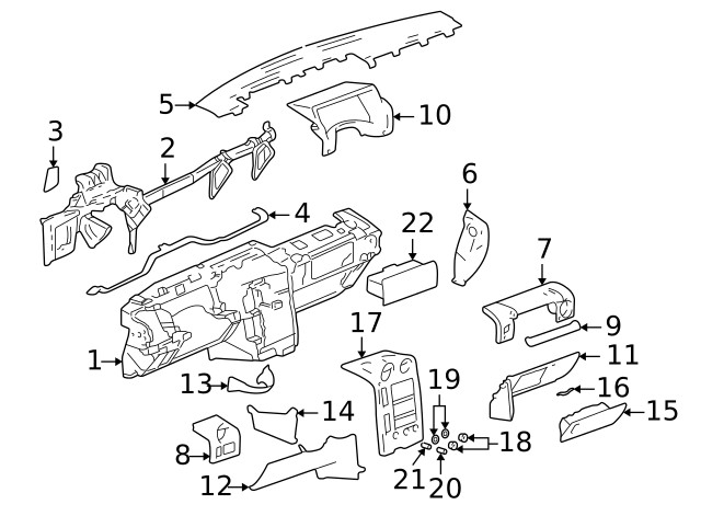 Genuine GM Side Trim 15812335