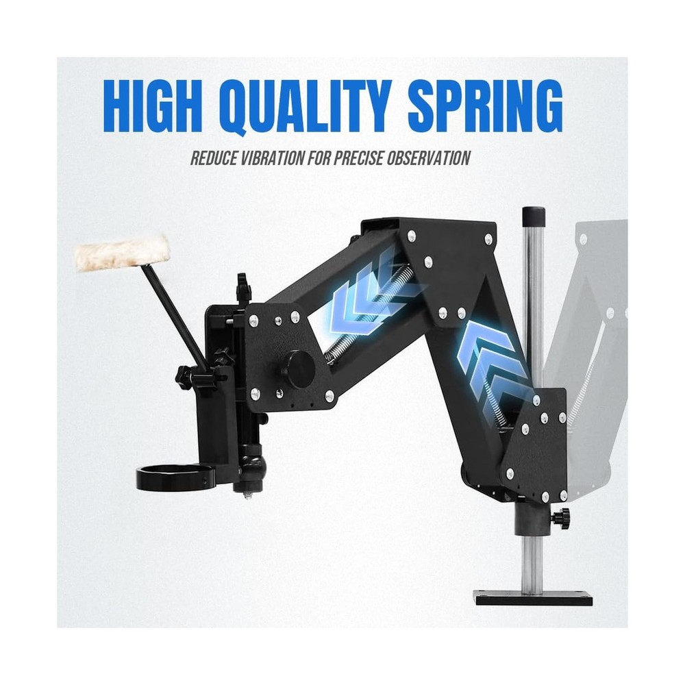 Adjustable Spring Arm Stand for Binocular Stereo Microscope MS01A, Heavy-Duty...