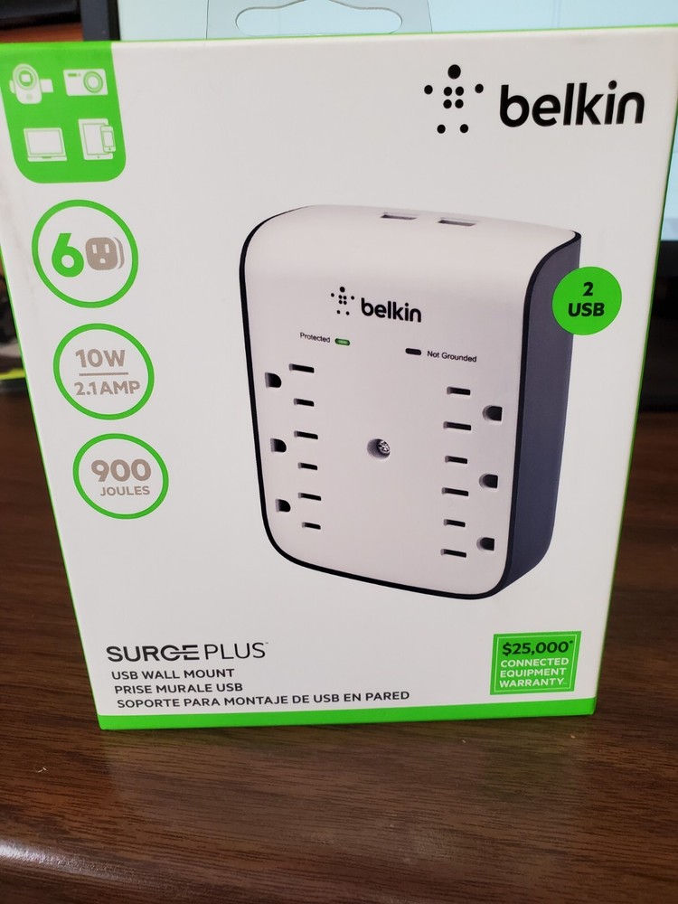 belkin Surge Plus USB Wall Mount