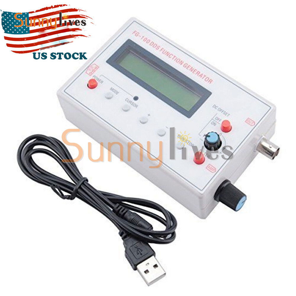 1HZ-500KHz DDS Signal Generator FG-100b Frequency Sine Square Triangle Wave