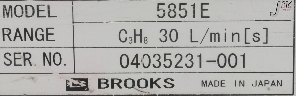 Brooks 5851E Series Mass Flow Controller (MFC) - Used