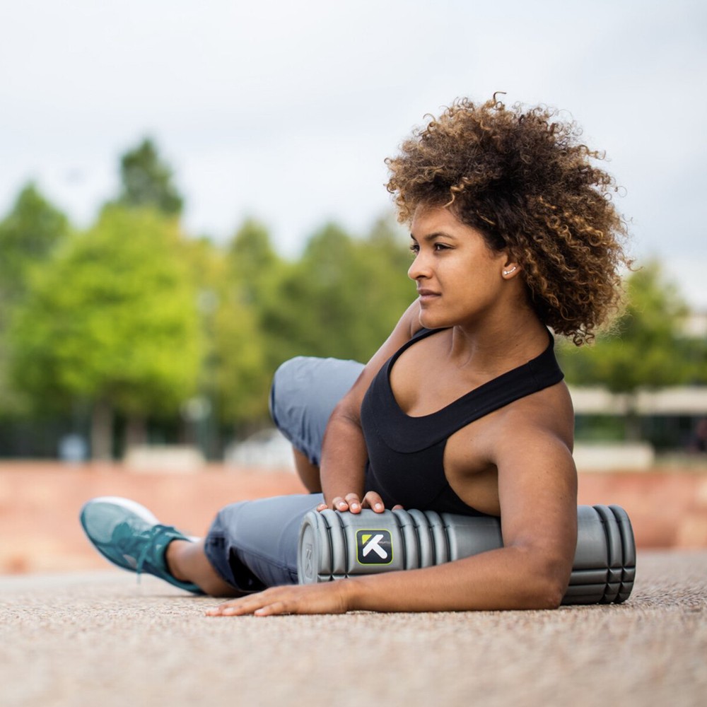 TriggerPoint 18" Solid Core Foam Roller - Gray