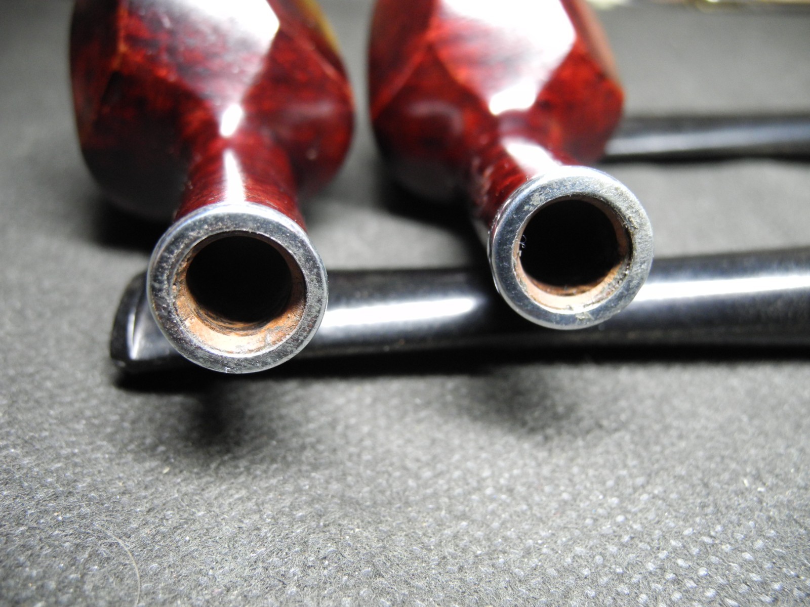 WW2 German Wehrmacht Heer smoking pipes X2 & card - VERY RARE!