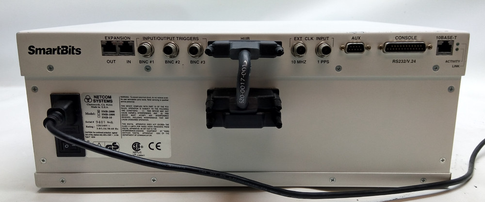 SmartBits 2000 Netcom Systems Performance Analysis System 120/240V 50-60Hz