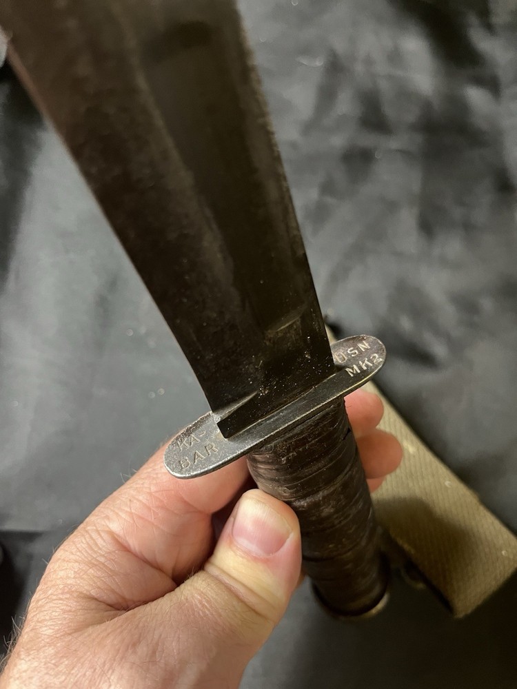 KABAR MK2 GUARD MARKED KNIFE