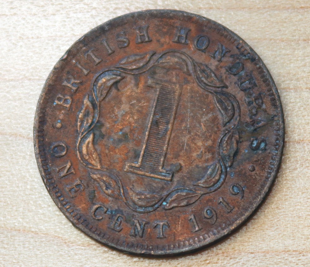 1919 British Honduras 1 Cent