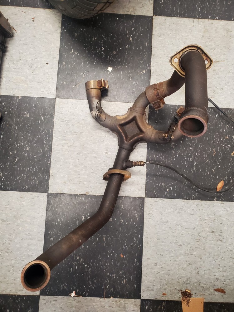 07 Ducati Monster 695 exhaust headers sensor