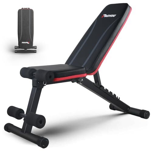 PASYOU Adjustable Weight Bench Full Body Workout  Assorted Colors
