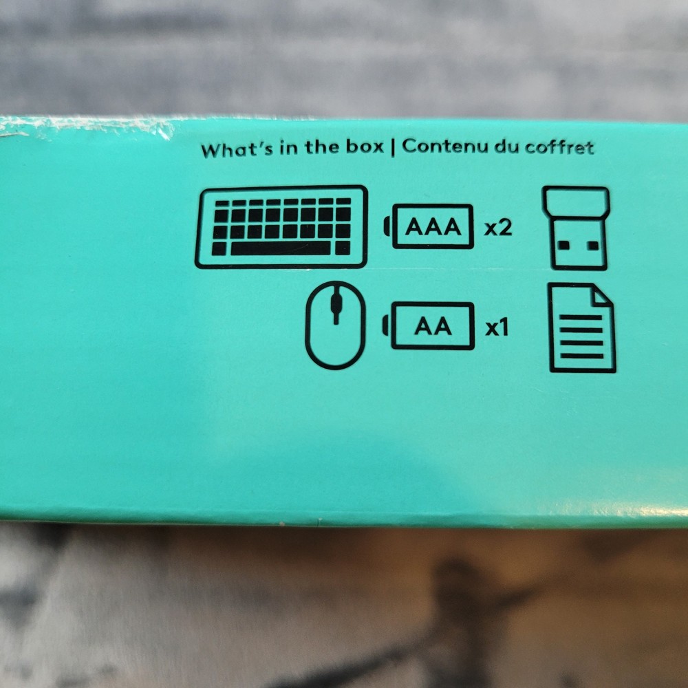 Logitech MK270 Wireless Keyboard & Mouse Combo Black New