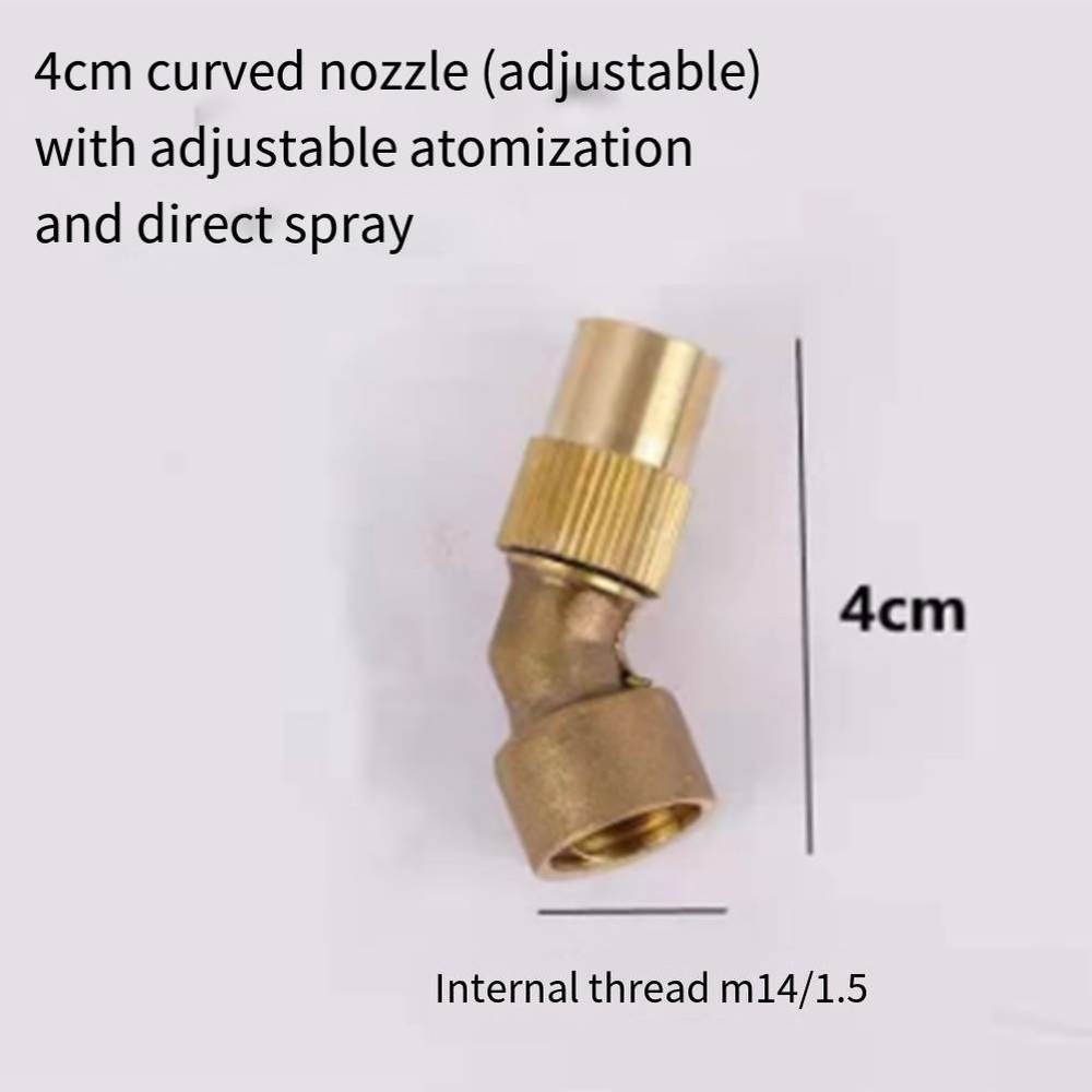 Efficient Copper Nozzle with Adjustable Mist for Watering and Cleaning