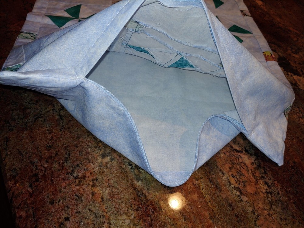 2 Machine Stitched STD Windmill Handmade Pillowcases Zip 25x18