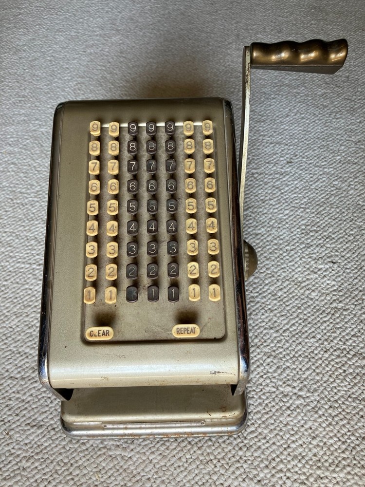 Vintage Paymaster series 700 check writing machine