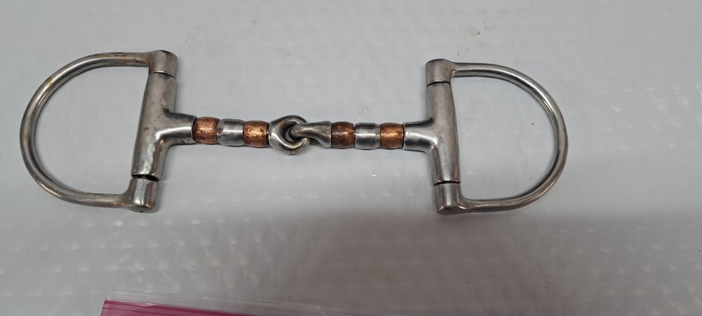 Egg Butt Snaffle Bit Horse Riding with Copper Roller
