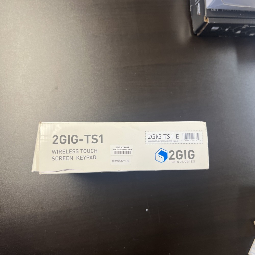 2GIG-TS1-E Wireless Touch Screen Keypad