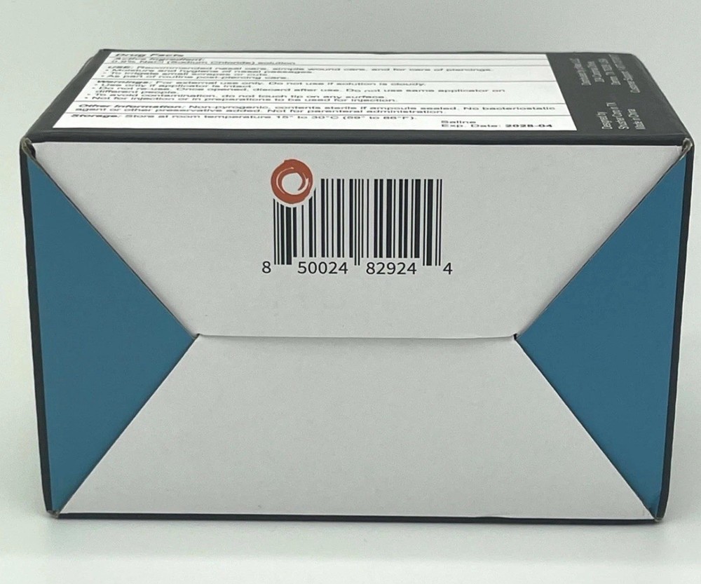 Shusher Care Saline Solution – 50 Ampoules Box - EXP: 04/2028