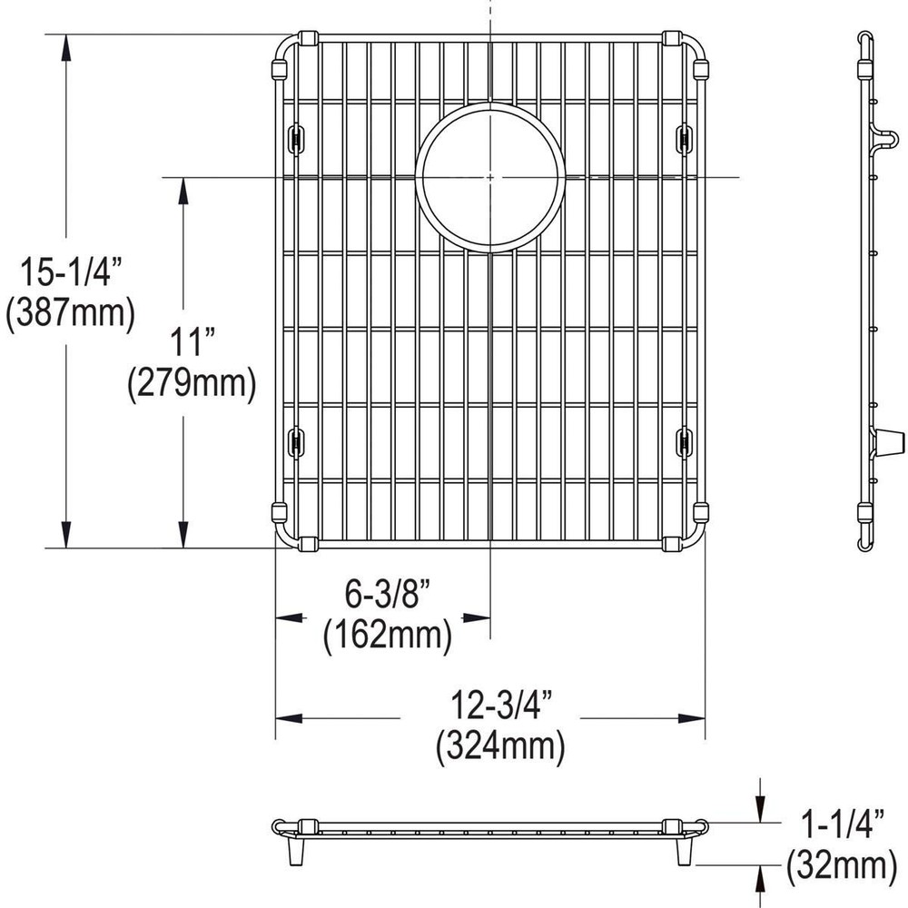 EBG1315 Stainless Steel Bottom Grid