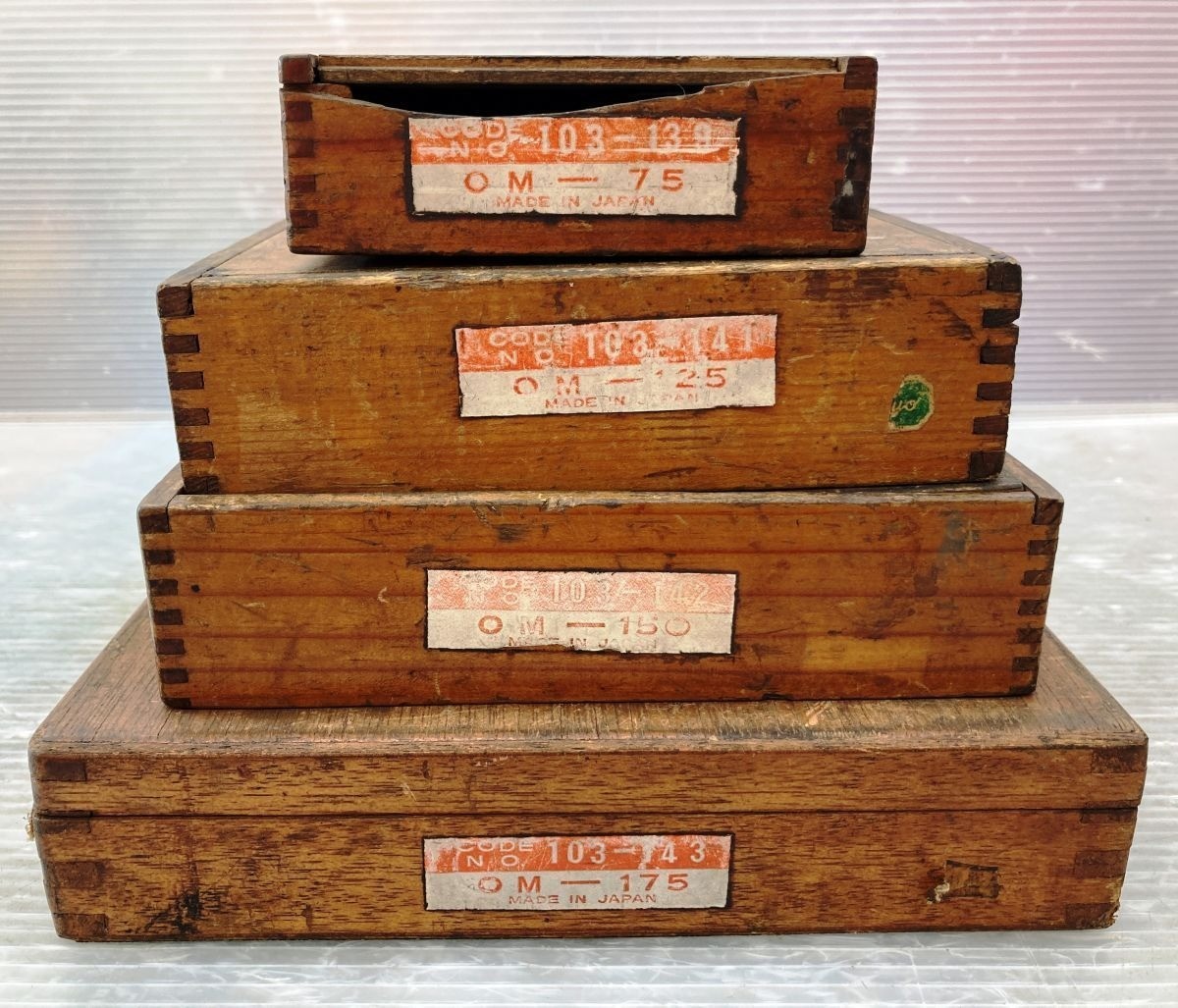 Mitutoyo  Outside Micrometer Set OM-75 OM-125 OM-150 OM-175 For Parts #10