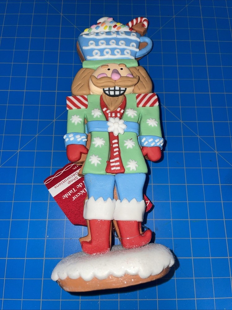 Ashland Sprinkle Shop Nutcracker Cookie Figurine Tabletop Decor