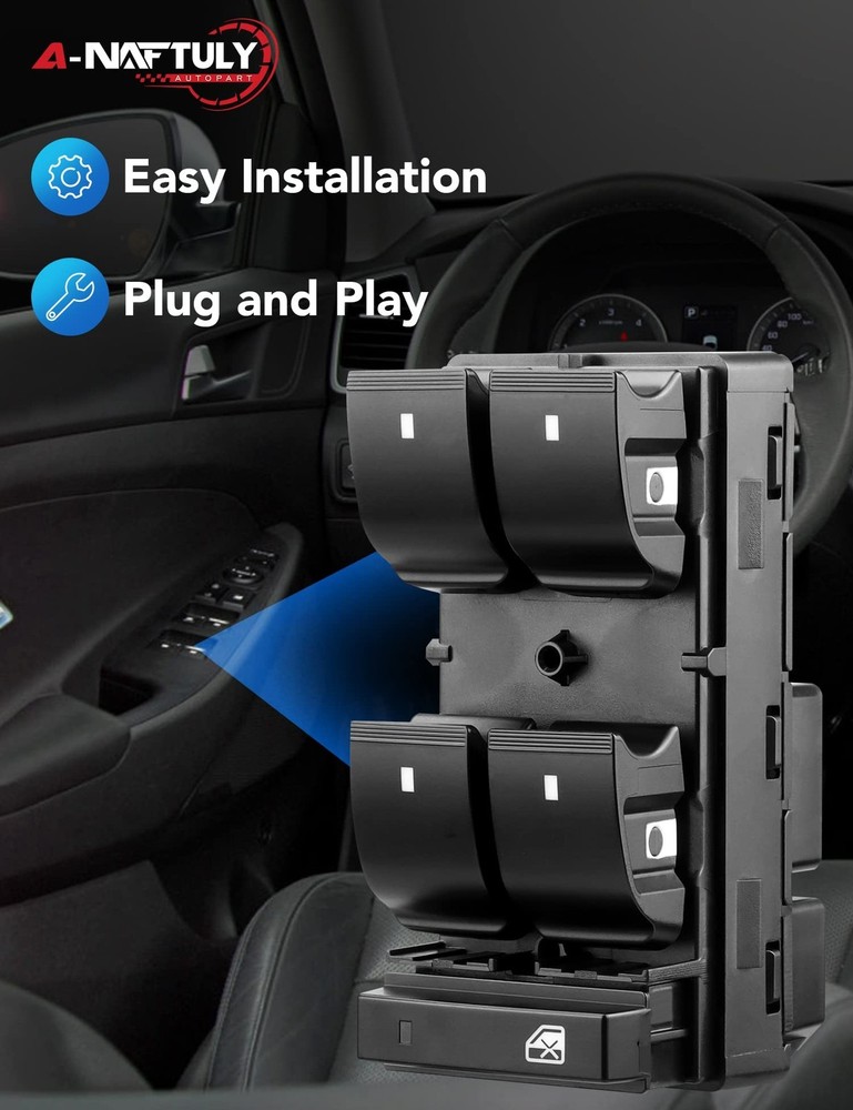 Power Window Switch Driver Side Door Lock Mirror Switch Replacement for 2007-...