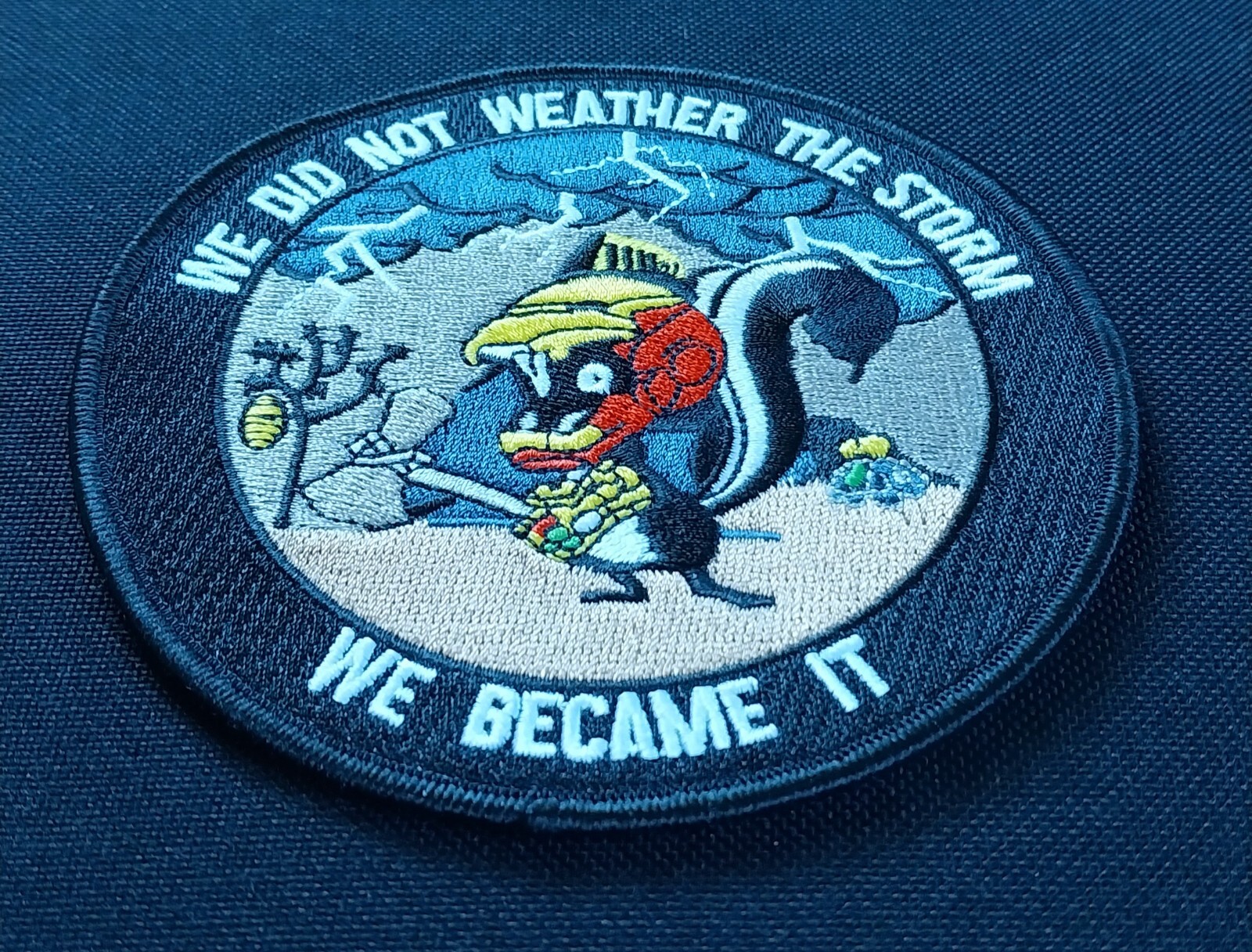 Skunkworks We Did Not Weather The Storm Lockheed USAF NASA Embroidered PATCH
