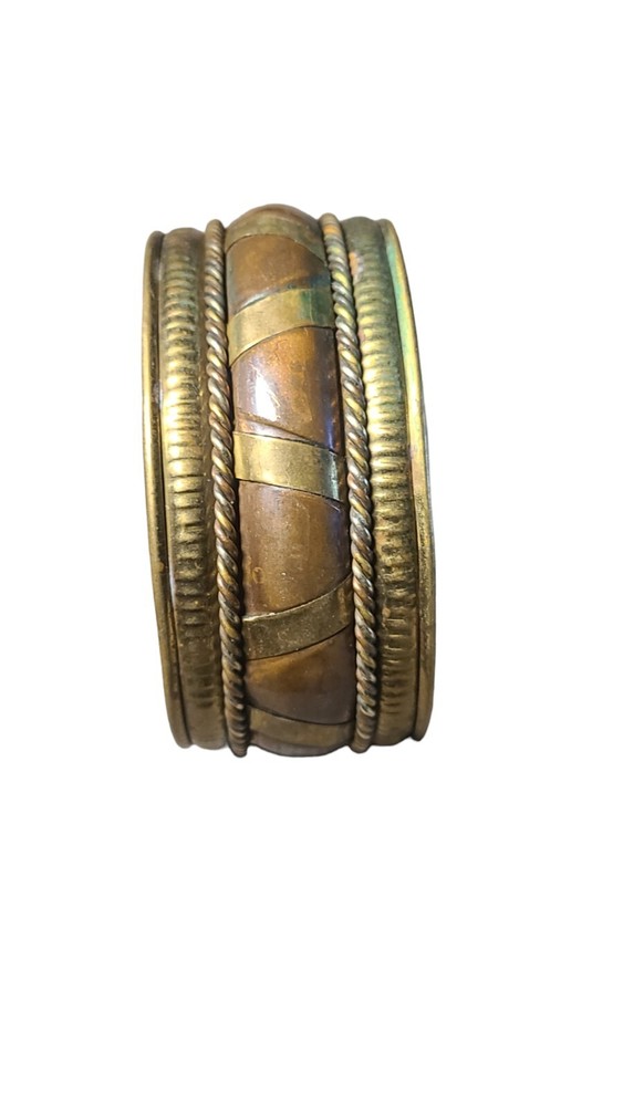 Vintage Brass And Copper Cuff Bracelet