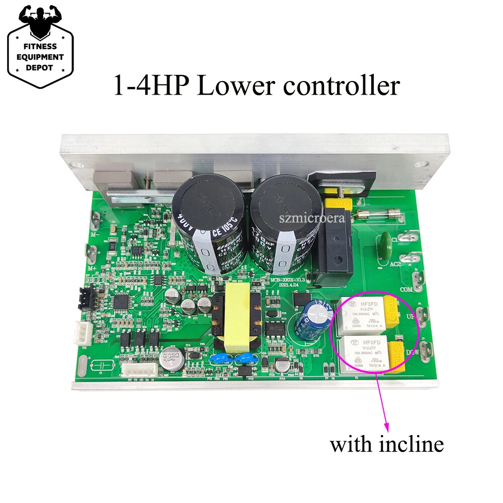 Universal 1-4 HP DC Motorized Treadmill Control Board Treadmill Console Display