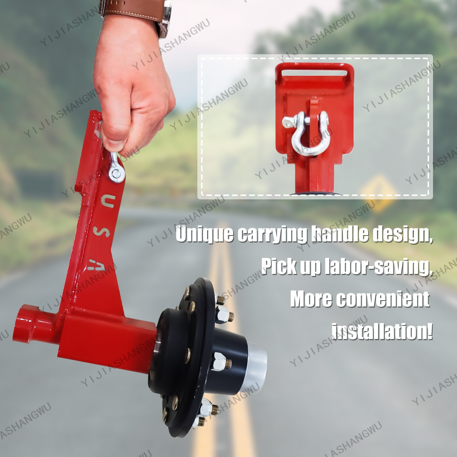 New upgrade Superior Shipping Container Wheels ，8x6.5 Lug ，container accessories