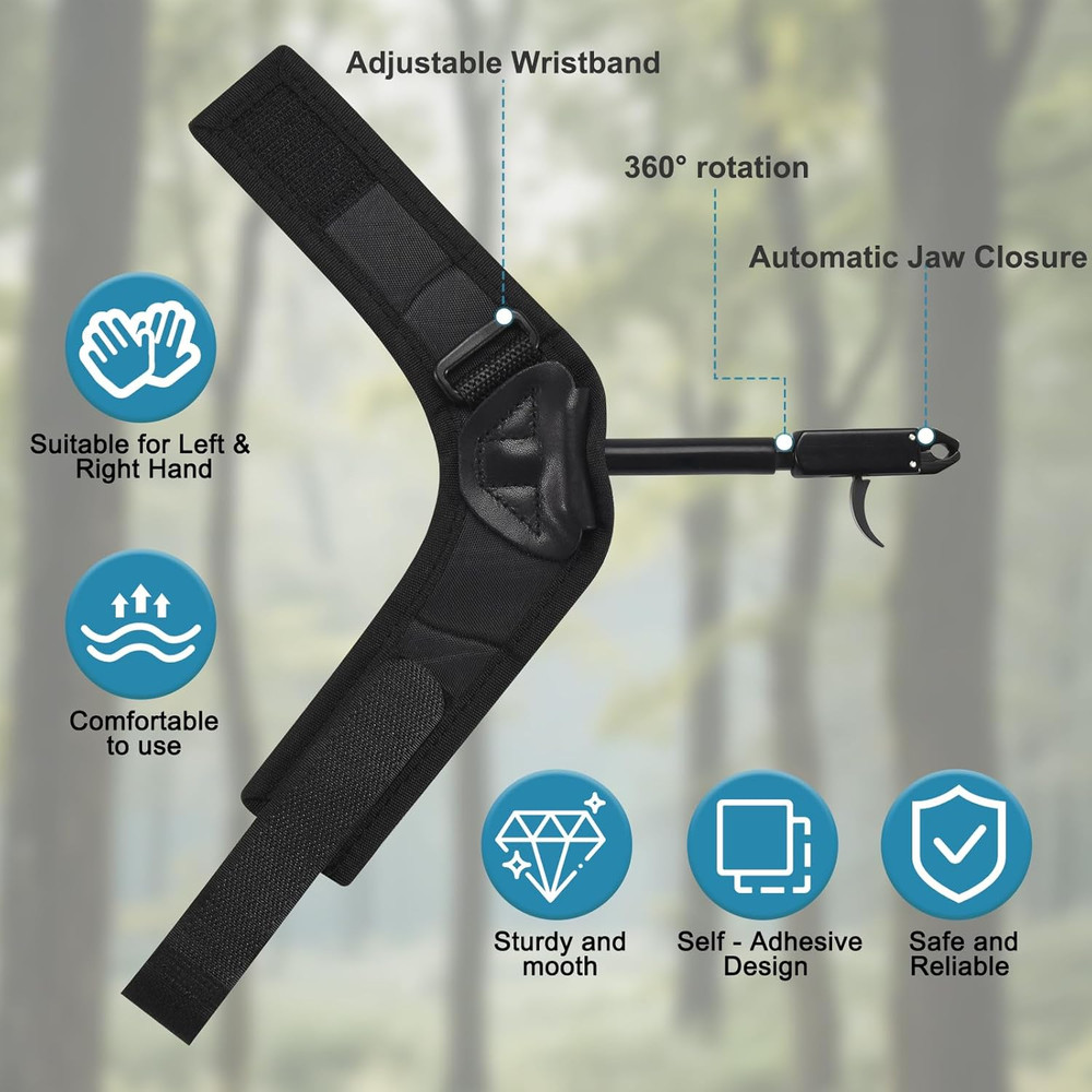 Archery Bow Release Wrist Strap Trigger 360 Adjustable Compound Aid LH RH Pro HD