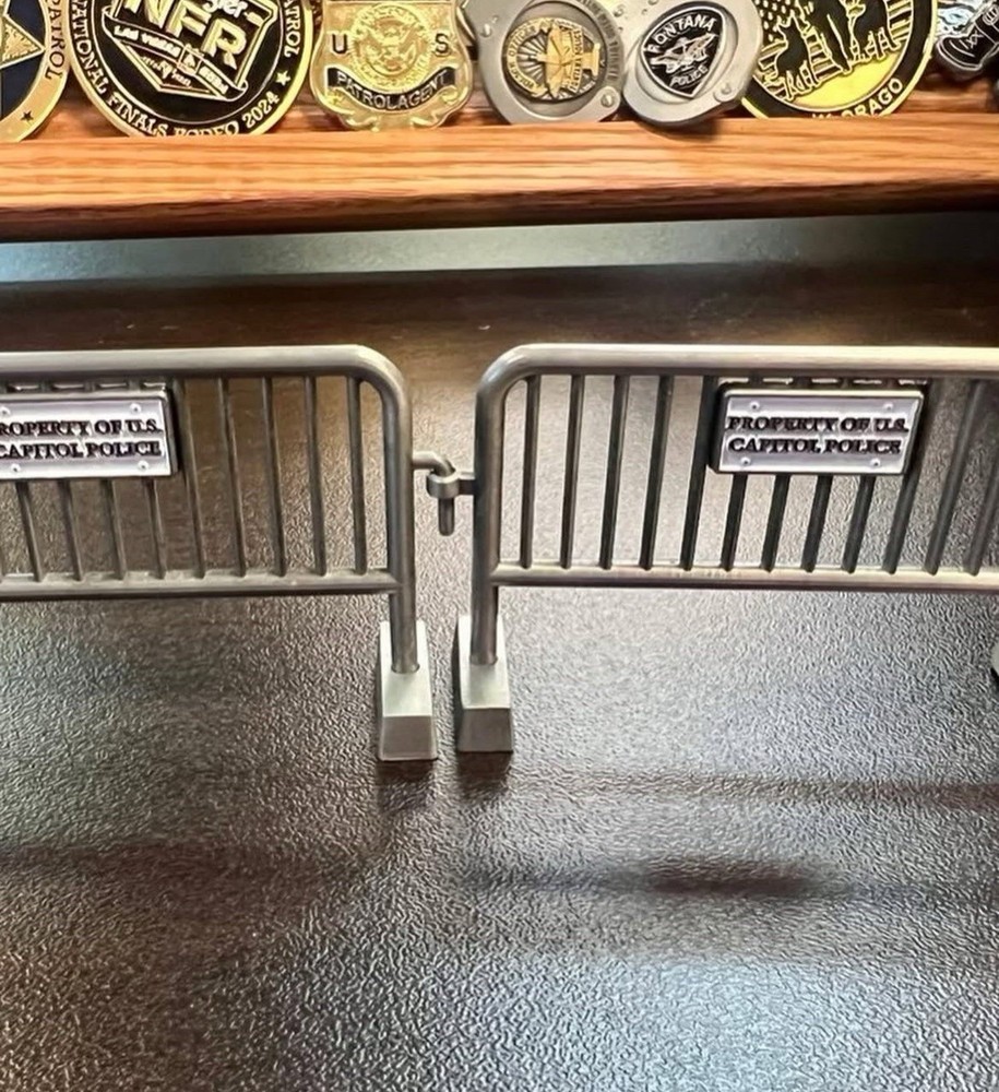 USCP Bike Rack Challenge Coin