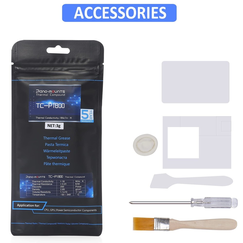 Thermal Compound Paste 18W/m•K 3g High Performance Aquastat Thermal Paste CPU...