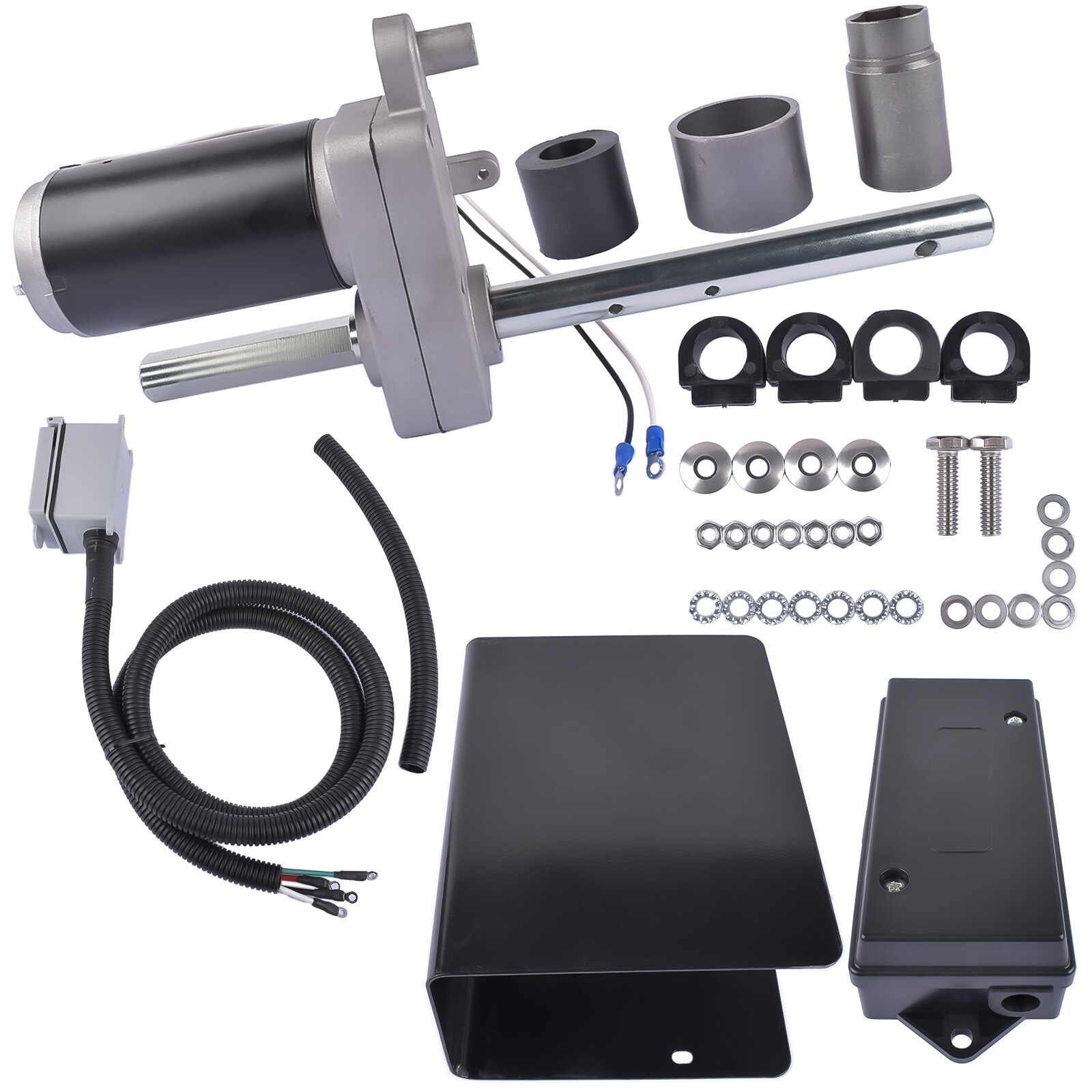 12,000 lbs Electric Powered-Drive Trailer Jack Kit Fits for Single Speed Jacks