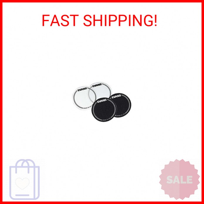 Evans EQ Single Pedal Patch, Black Nylon