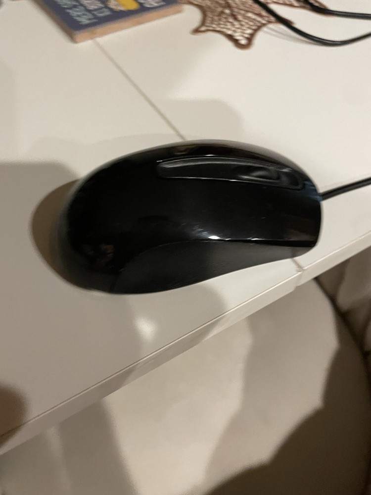 ASUS Wired Optical USB Mouse Black Scroll Wheel 3 Buttons Standard