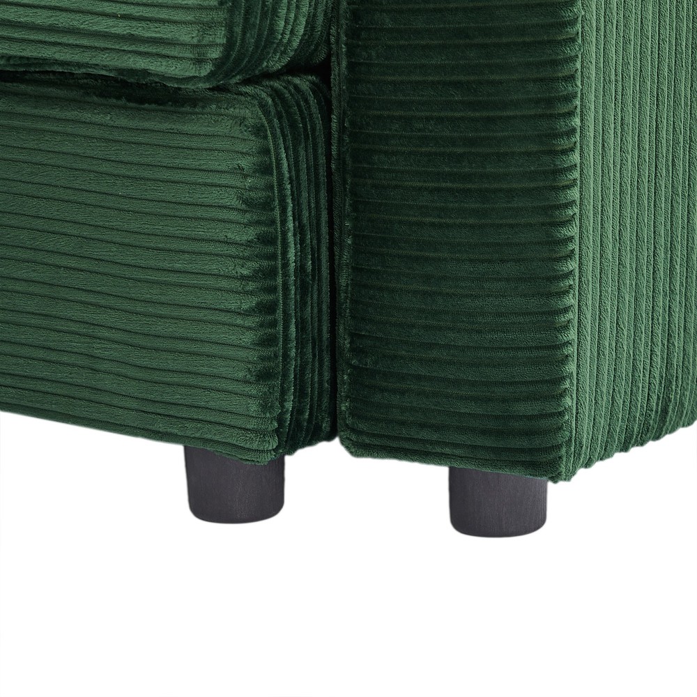 41.7" Modern Style Single Sofa Sofa Couch with Storage Space, A Movable Ottoman