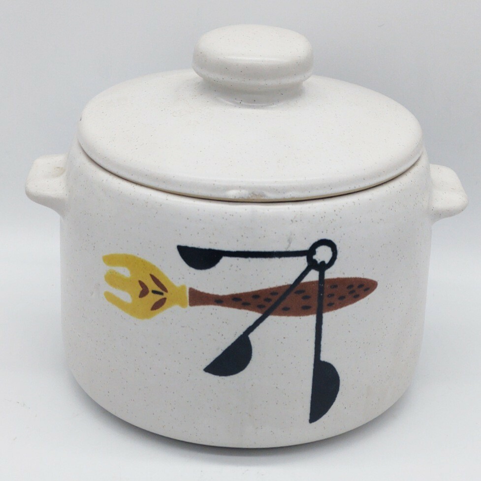 Vintage WestBend Heat Rite Replacement Ceramic Bean Pot Lid For 3295 E