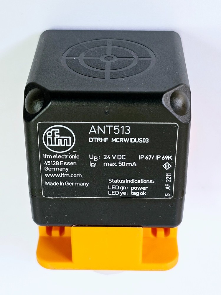 IFM ANT513 RFID Write/Read Head DTRHF MCRWIDUS03 NEW OPEN BOX
