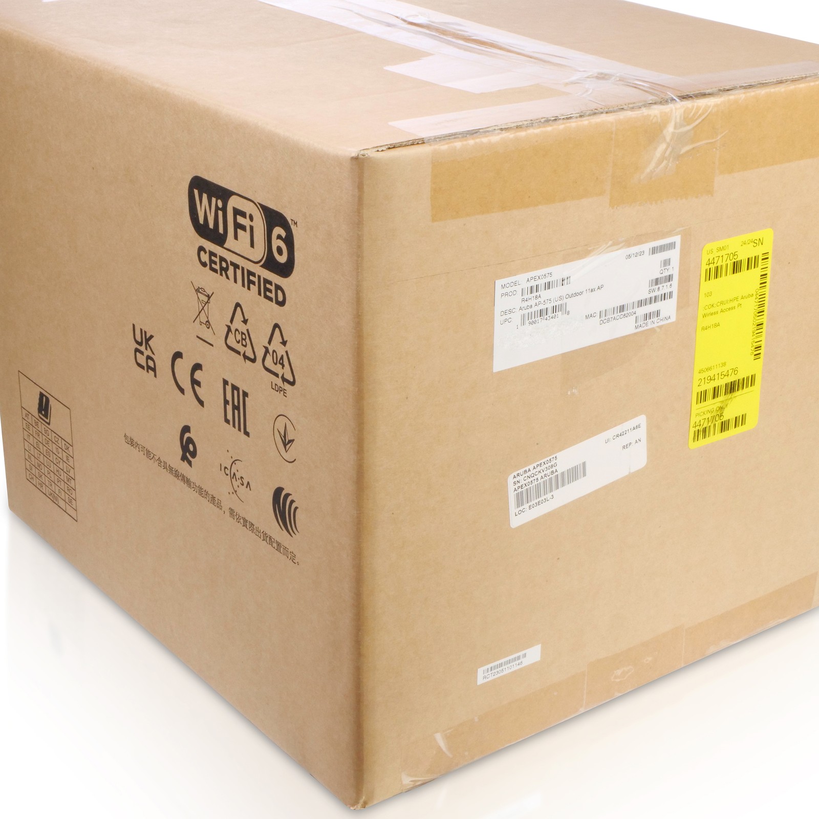 HPE Aruba AP-577 APEX0577 Wi-Fi 6 802.11ax Dual Radio Directional Outdoor AP