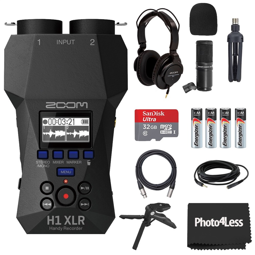 Zoom H1 XLR Handy Recorder Bundle
