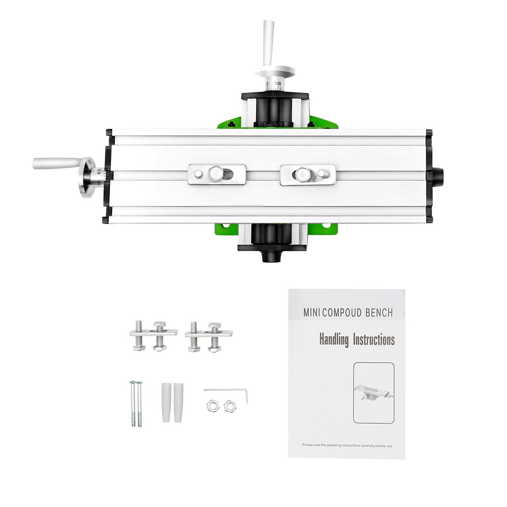 Multifunctional Milling Machine Work Table 2 Axis Cross Slide Bench Drill Vise
