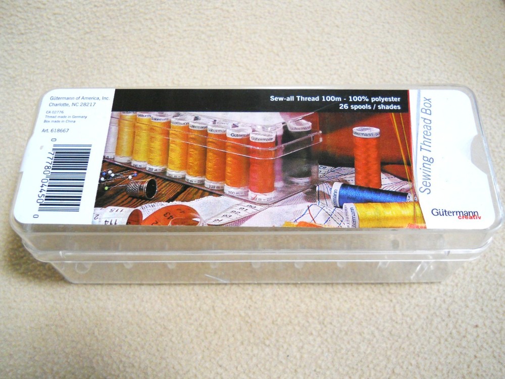 Gutermann Sewing Thread Box / EMPTY