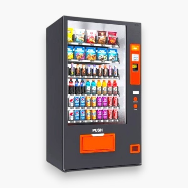 Snack & Drink Combo Vending Machine - Refrigerated – Accepts Bills