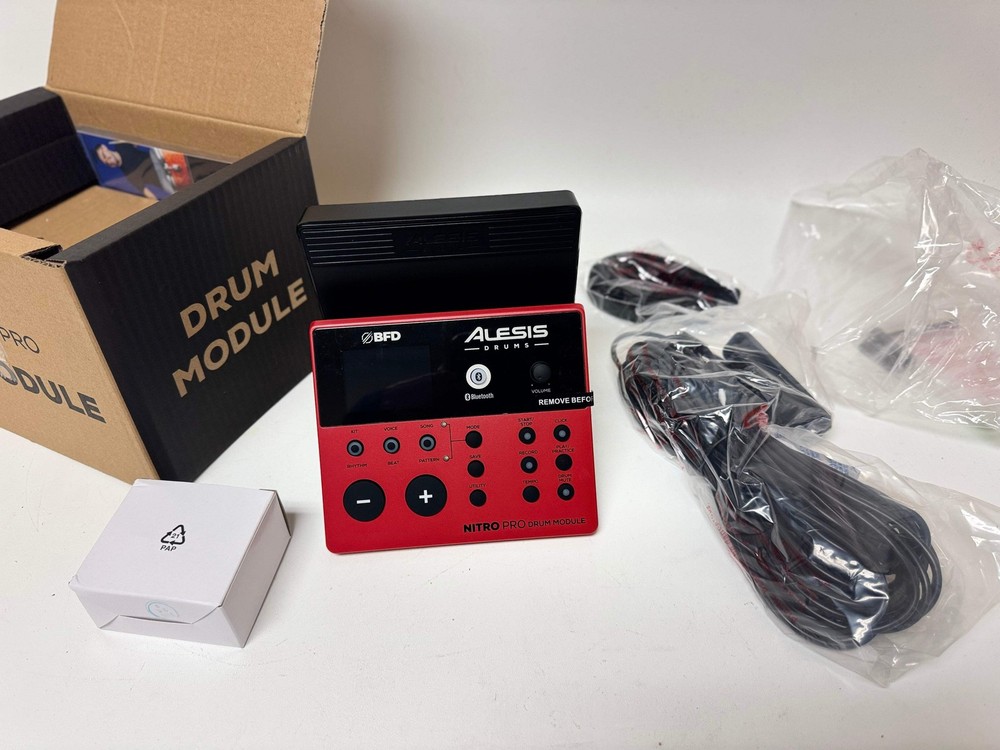 Alesis Nitro PRO Drum Module BFD Brain with Cables OPEN BOX