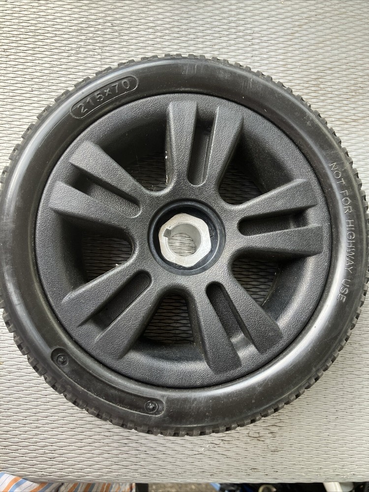 Metro Mobility Scooter Rear Wheel 215 X 70 Solid Black