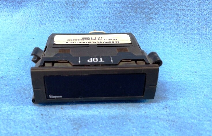 SIMPSON M23510110Q, DIGITAL PANEL METER 50 DCMV 0-100 DCA