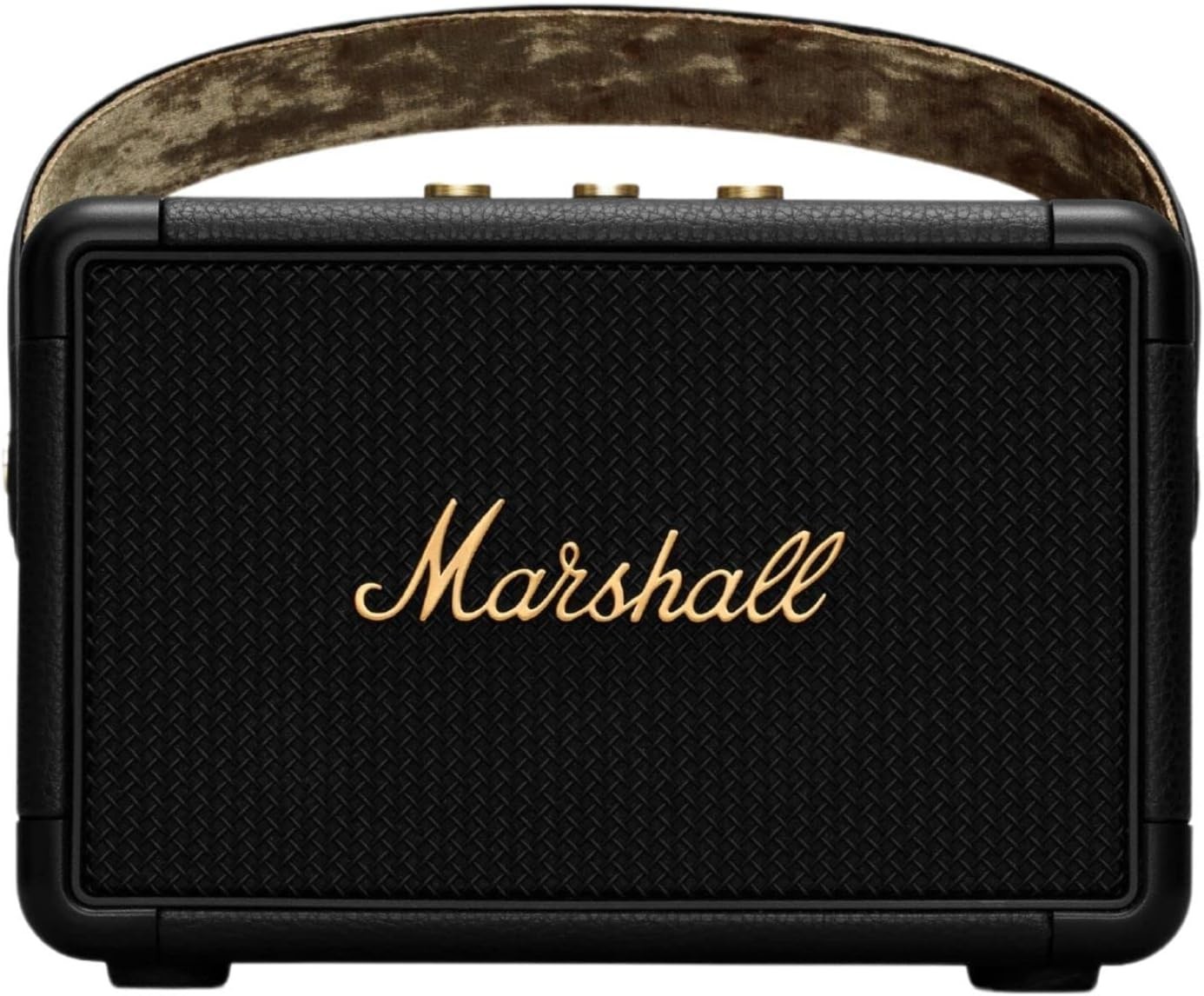 Marshall Kilburn II Portable Bluetooth Speaker, Black and Brass