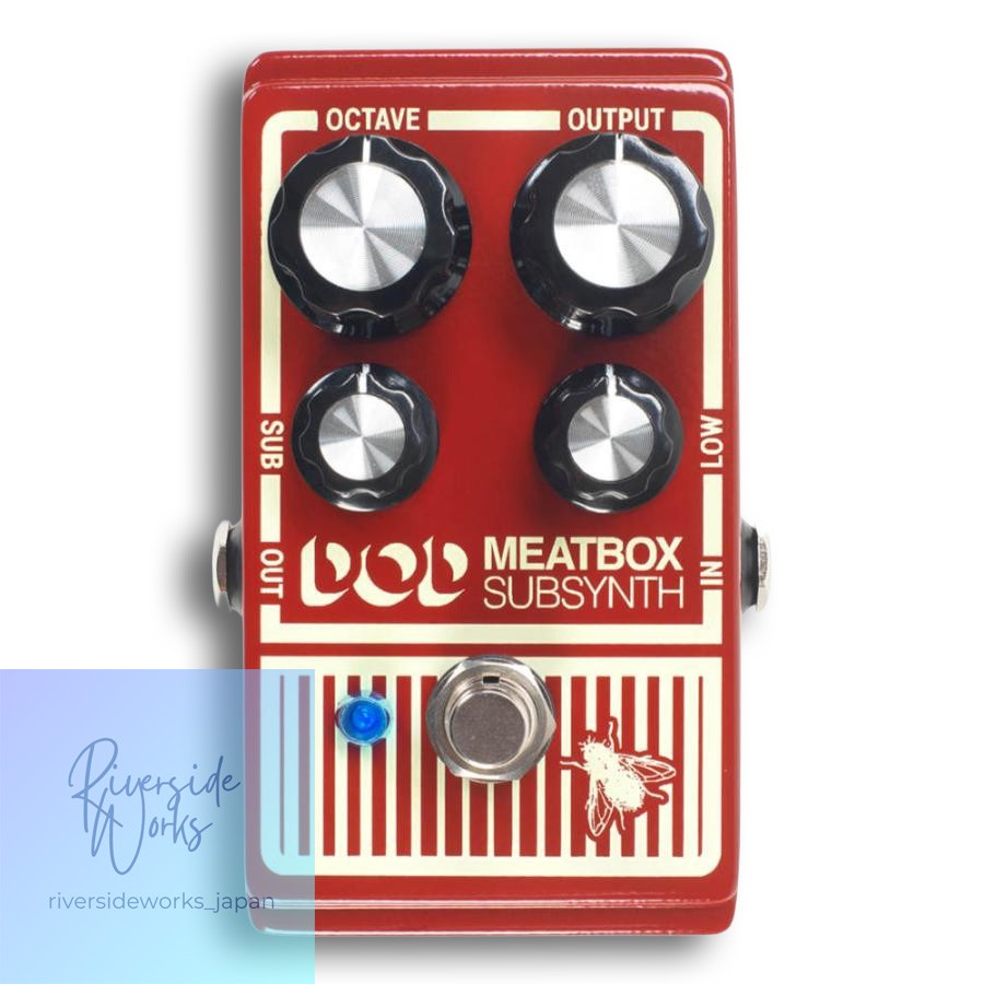 DOD Meatbox Bass Subharmonic Synth Enhancer Effect Pedal