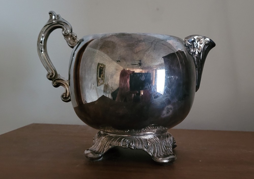 F. B. Rogers Silverplated Footed Creamer